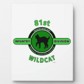 81STE INFANTRY DIVISION "WILDCAT" FOTOPLAAT (Voorkant)