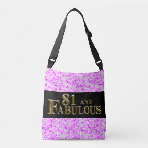81ste verjaardag crossbody tas