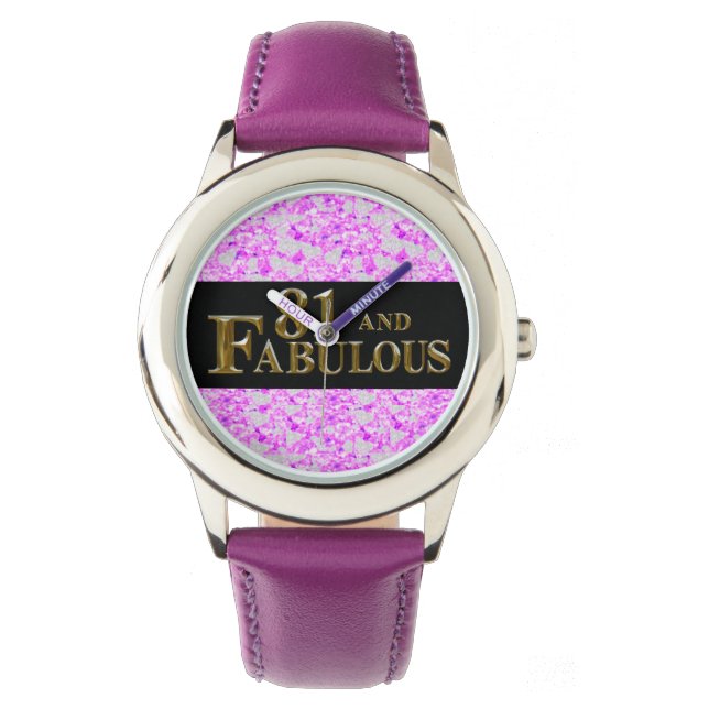 81ste verjaardag  horloge (Voorkant)