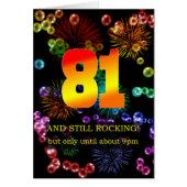 81ste verjaardag nog steeds springend (Voorkant)