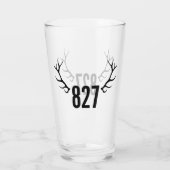 827 Elks Horns Glas (Achterkant)