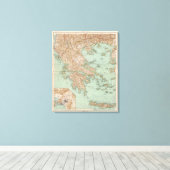 8283 Griekenland Canvas Afdruk (Insitu (Houten vloer))