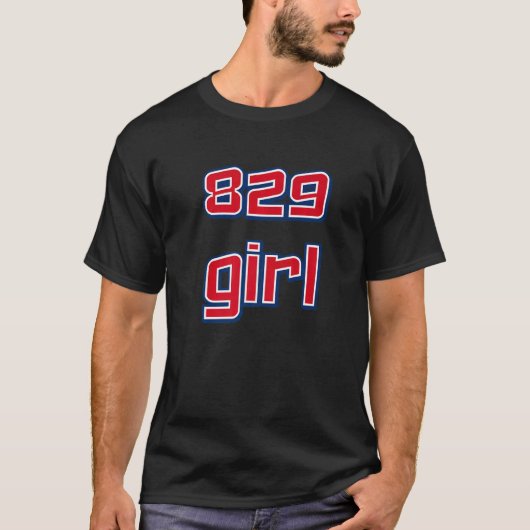 829 Girl Dominican Republic T-shirt (Voorkant)