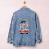 82 & Fabulous I Roos and White Party Group Candid Denim Jacket (Hangar)
