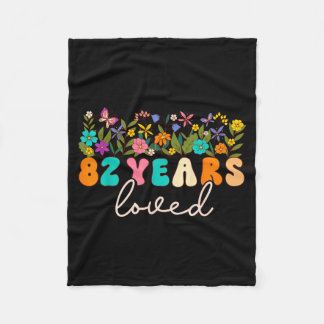82 Jaar Geliefde Mannen Vrouwen 82 Jaar Oud Groovy Fleece Deken