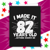 82 Jaar Oud Sarcastisch Meme Grappig 82e Verjaarda Kaart