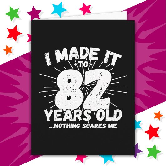 82 Jaar Oud Sarcastisch Meme Grappig 82e Verjaarda Kaart