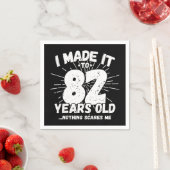 82 Jaar Oud Sarcastisch Meme Grappig 82e Verjaarda Servet (Insitu)