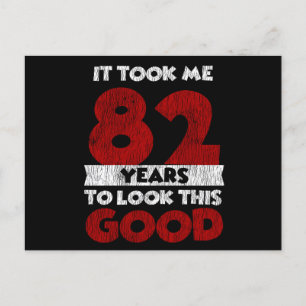 82 jaar oude dag nam me er goed uitzien 82e verjaa briefkaart