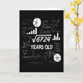 82 jaar oude dagelijkse Wiskunde leraar 82e verjaa Kaart (Gele Bloem)