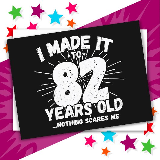 82 Jaar Oude Sarcastische Meme Leuk 82ste Verjaard Briefkaart