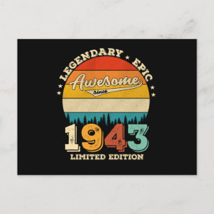 82 Jaar Verjaardag 1943 Geweldig 82e Verjaardagsca Briefkaart