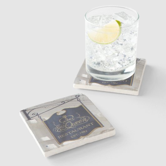 82 Queen Restaurant Charleston, SC Onderzetter (Zijkant)