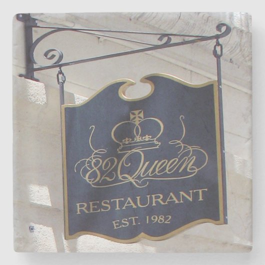 82 Queen Restaurant Charleston, SC Onderzetter (Voorkant)