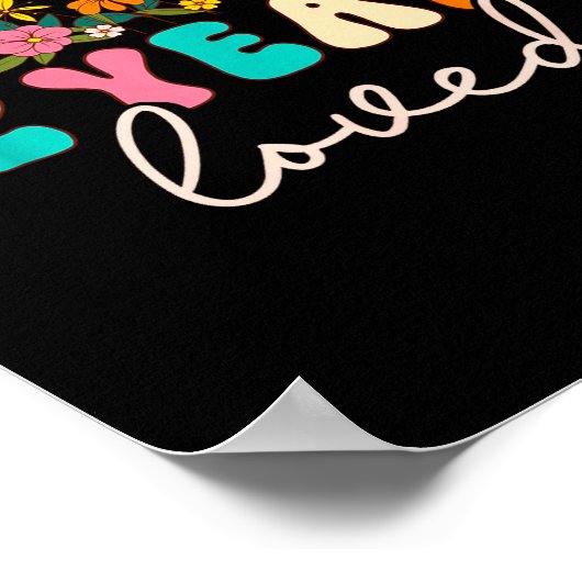 82 Years Loved Men Women 82 Years Old Groovy 82nd  Poster (Hoek)