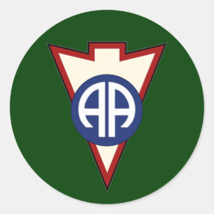 82d Airborne Division Recondo pocket patch 2 Ronde Sticker