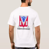 82d Engineer bataljon T-shirt (Achterkant)