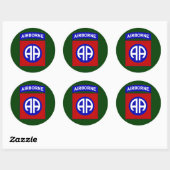 82d Luchtlandingsdivisie SSI Ronde Sticker (Vel)