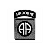 82e ABN Airborne Div Vets LRRP Rubberstempel (Afrduk)