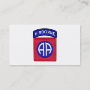 82e ABN Airborne Div Vets LRRP Visitekaartje