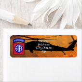 82e ABN airborne divisie Veterans Vets Etiket (Insitu)