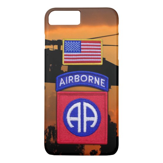 82e ABN Airborne Division Fort Bragg Veterans Case-Mate iPhone Case (Achterkant)