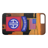 82e ABN Airborne Division Fort Bragg Veterans Case-Mate iPhone Case (Achterkant (Horizontaal))