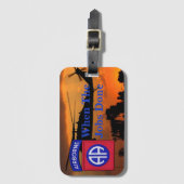 82e ABN Airborne Division Veterans Vets patch Bagagelabel (Voorkant (verticaal))