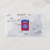 82e ABN DIV Airborne Division vets patch Visitekaartje (Achterkant)