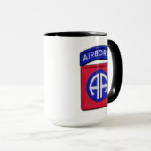 82e ABN DIV Luchtvaartdivisie Veteranen Veteranen Mok (Voorkant rechts)