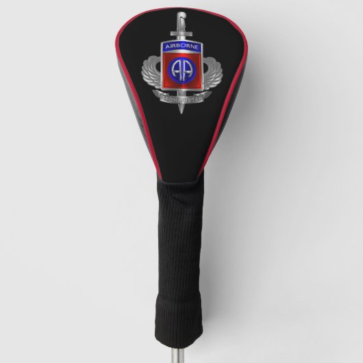 82e Airborne “Afghanistan Veteraan” Golfheadcover (Voorkant)