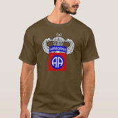 82e Airborne - All American - Jump Wings T-shirt (Voorkant)