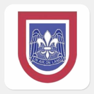 82E AIRBORNE BERET FLASH/DUI STICKERS