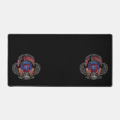82e Airborne Black Desk Mat (Voorkant)