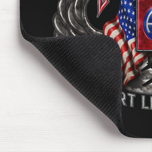 82e Airborne Black Mousepad Muismat (Hoek)