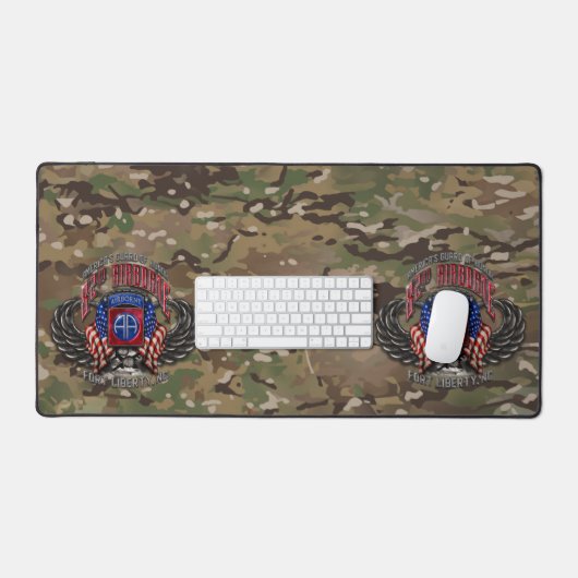 82e Airborne Camo Desk Mat (Keyboard & Muis)