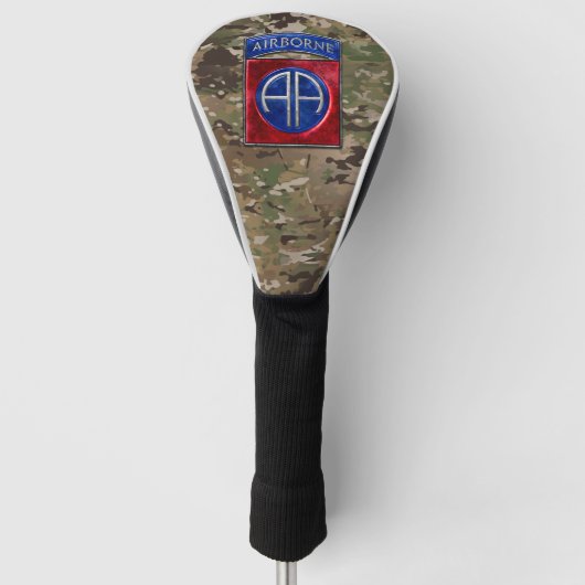 82e Airborne Camo Golfheadcover (Voorkant)