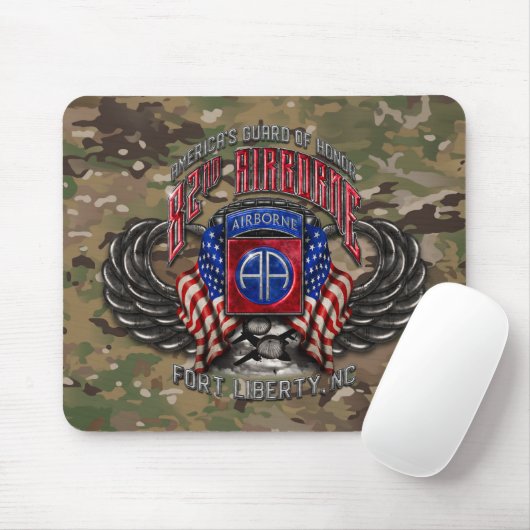 82e Airborne Camo Mousepad Muismat (Met muis)