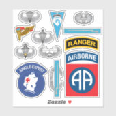 82e Airborne Custom-Cut Vinyl Sticker (Vel)
