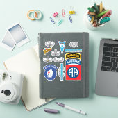 82e Airborne Custom-Cut Vinyl Sticker (iPad Cover)