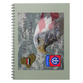 82e Airborne Div Irak Combat Veteran Notitieboek (Voorkant)
