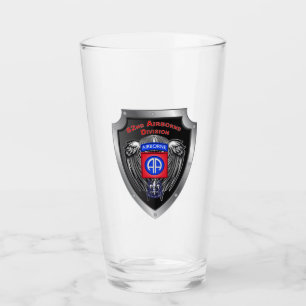 82e Airborne Divisie “All American” Schild Glas