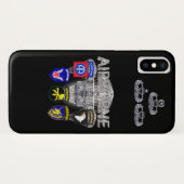 82e Airborne Divisie “All The Way” Case-Mate iPhone Case (Achterkant (horizontaal))