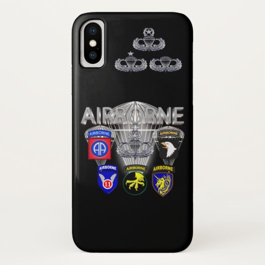 82e Airborne Divisie “All The Way” Case-Mate iPhone Case (Achterkant)