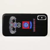 82e Airborne Divisie “All The Way” Case-Mate iPhone Case (Achterkant (horizontaal))