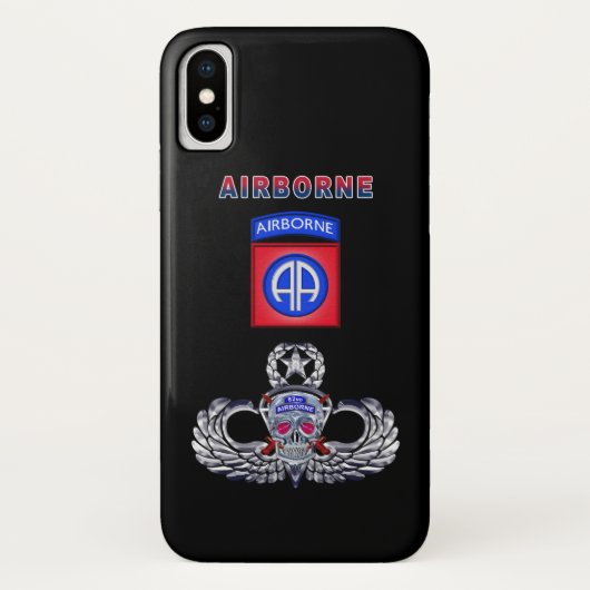 82e Airborne Divisie “All The Way” Case-Mate iPhone Case (Achterkant)