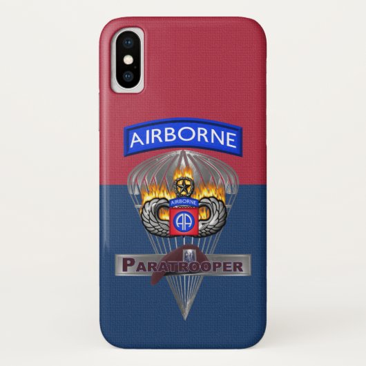 82e Airborne Divisie “All The Way” Case-Mate iPhone Case (Achterkant)