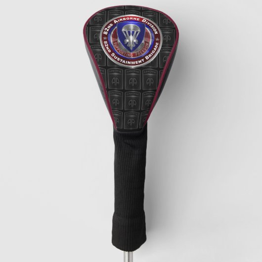82e Airborne Divisie Bevoorradingsbrigade  Golfheadcover (Voorkant)