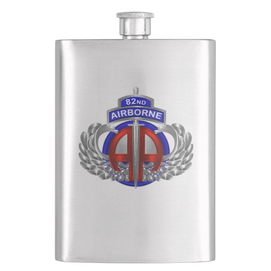 82e Airborne Divisie Dagger Ontwerp Flacon (Voorkant)