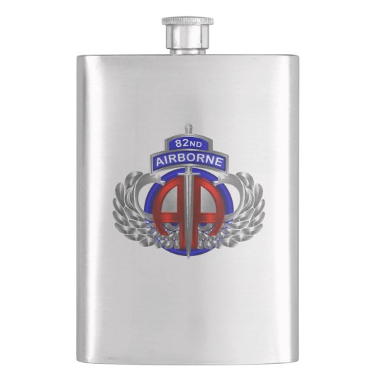 82e Airborne Divisie Dagger Ontwerp Flacon (Voorkant)
